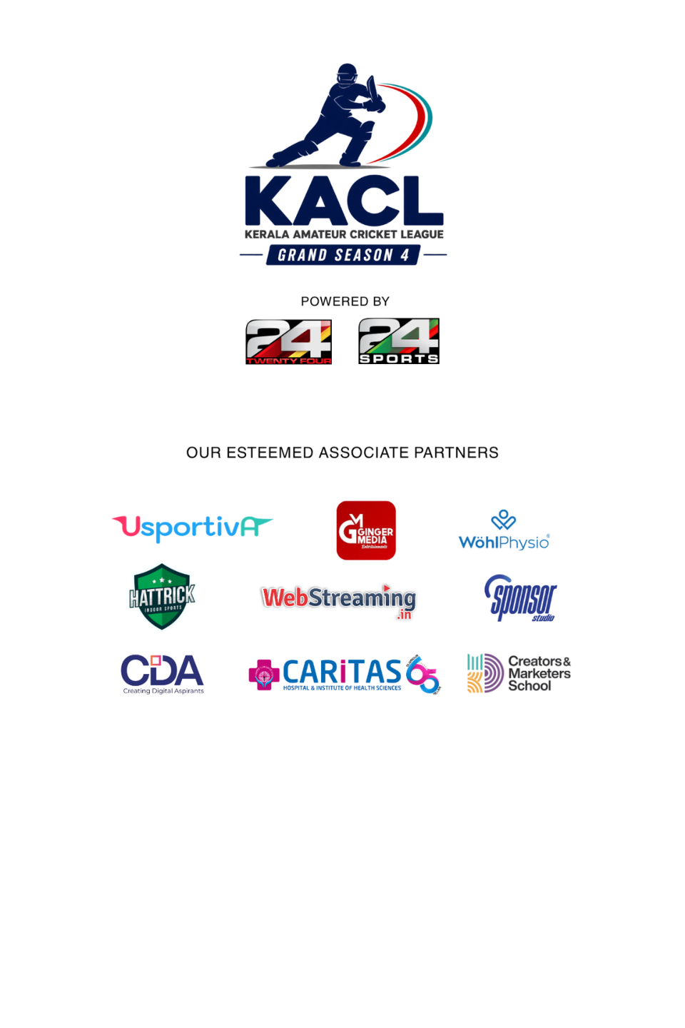 Season 4 powered by and associate partner logos